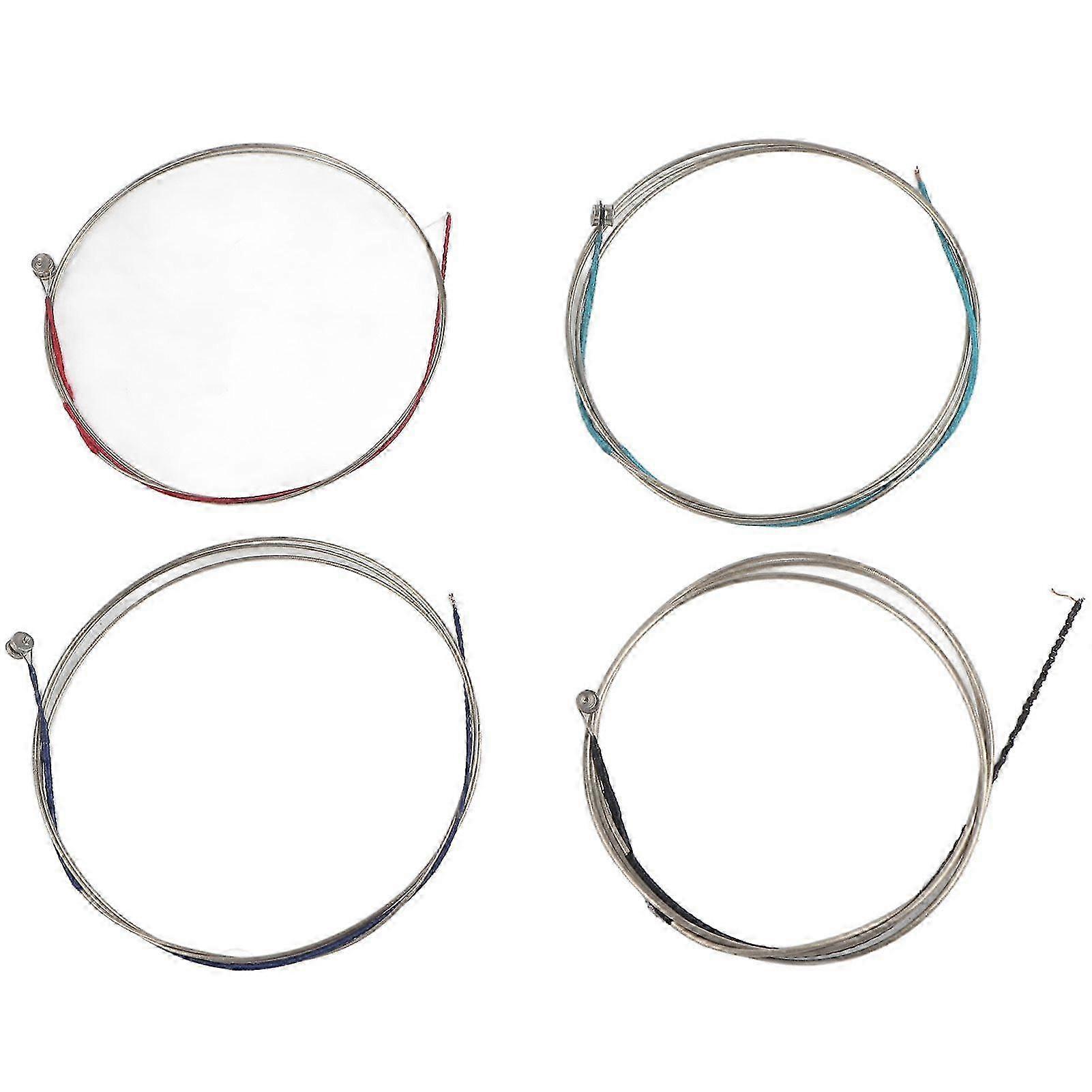 4pcs Viola Strings A1st D2nd G3rd C4th Nickel Silver Wound NickelPlated BallEnd Steel Core