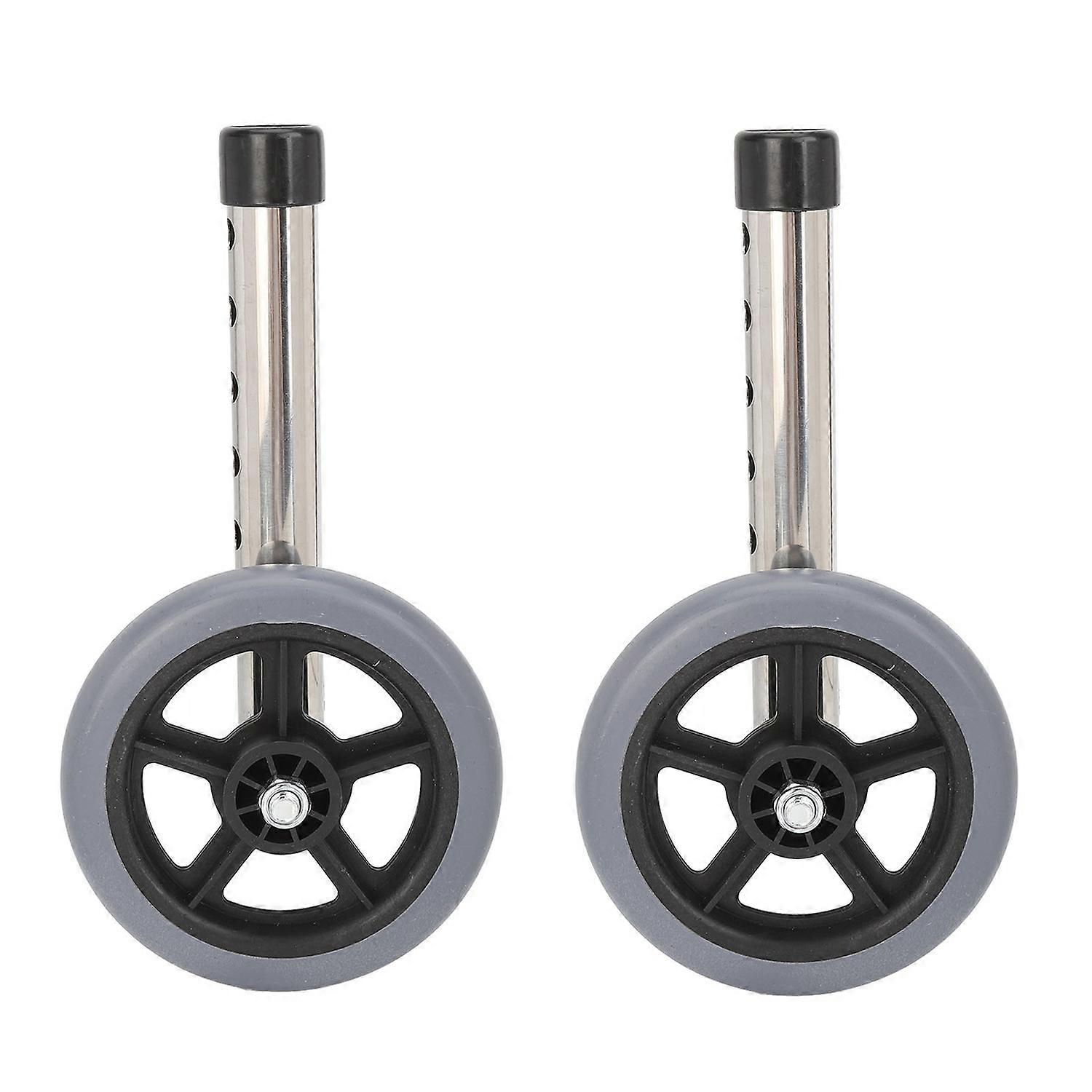 2pcs Walker Wheels Universal Walker Wheels Replacement 6 Adjustable Height Rollator Wheels Accessori