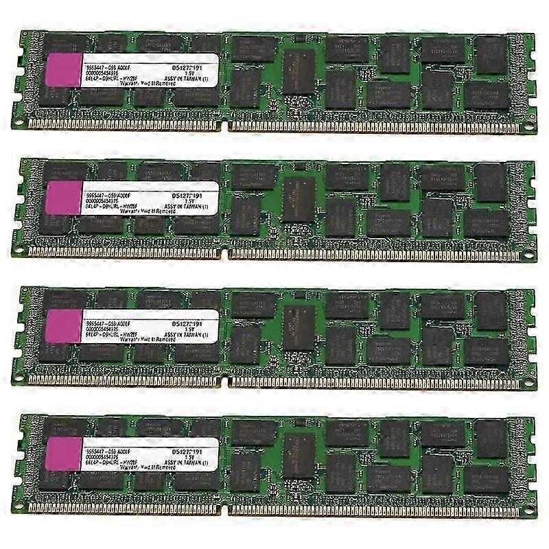 4X 4GB DDR3 Ram Memory REG 1333MHz PC3-10600 1.5V DIMM 240 Pins for Desktop RAM Memoria