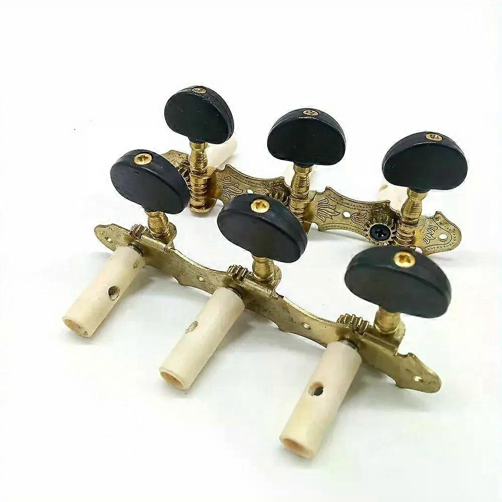 1 SET Left Right Classical Guitar String Tuning Pegs Machine Heads Tuners Keys 3L3R Professional Guitar Accessories