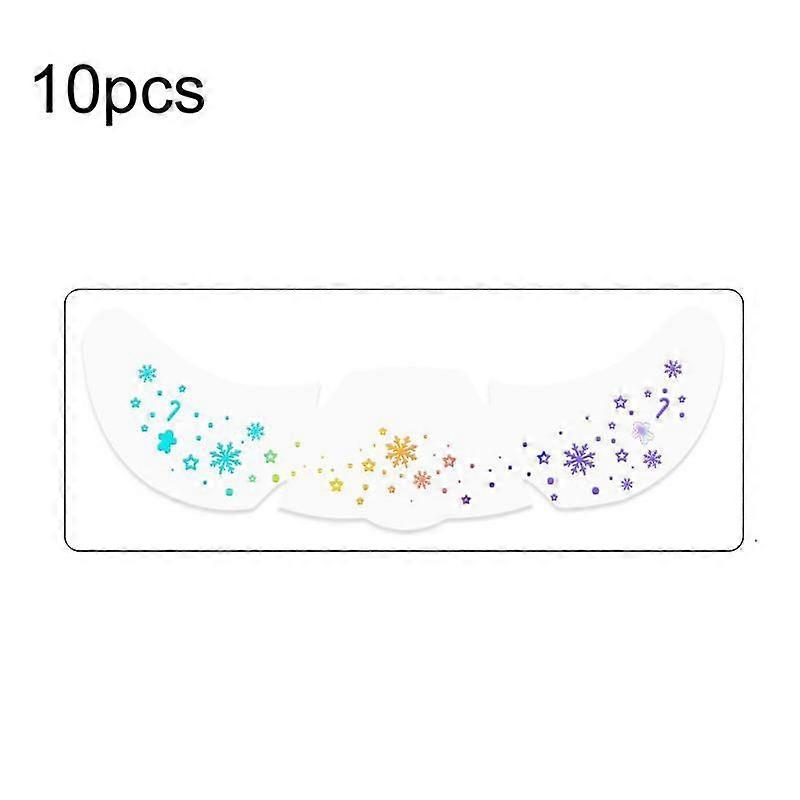 10pcs /Pack Christmas Temporary Tattoos & Face Stickers QT-0203