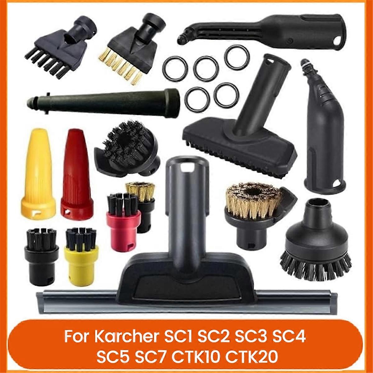 Brush Head Nozzle Accessories Set for SC1 SC2 SC3 SC4 SC5 SC7 CTK10 CTK20 Steam Cleaner Brushes