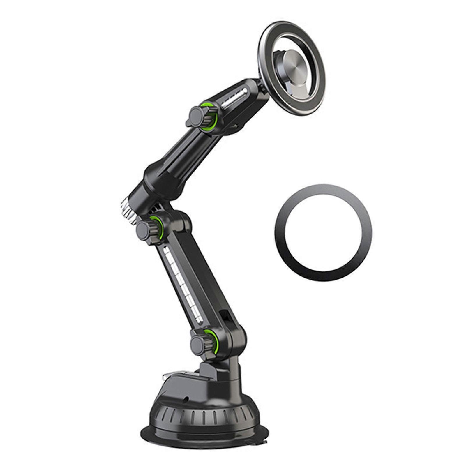 Electric Vacuum Magnetic Suction Phone Bracket with Strong Suction Cup for Navigation Driver Passenger Easy Installation Multicolor