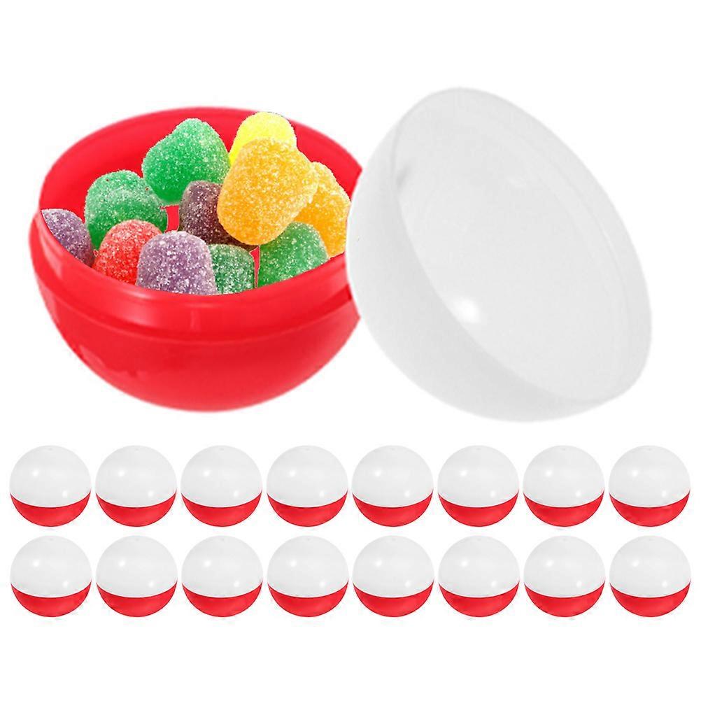 Multi Plastic Round Empty Balls for Birthday Fillable Capsules 40Pcs