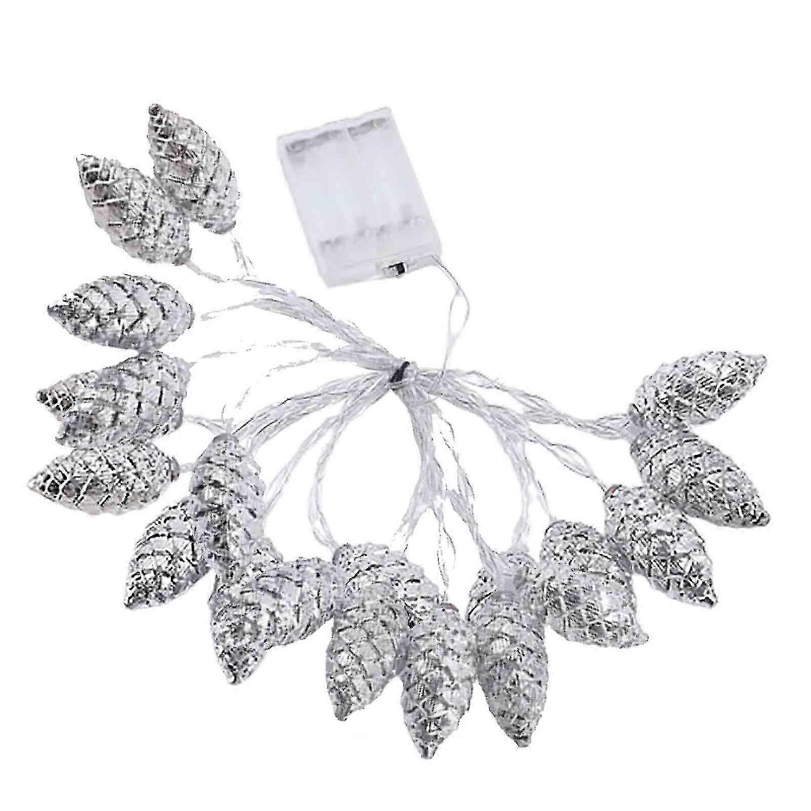 Christmas Tree Pendant with Silver LED String for Movies Scene Arrangement