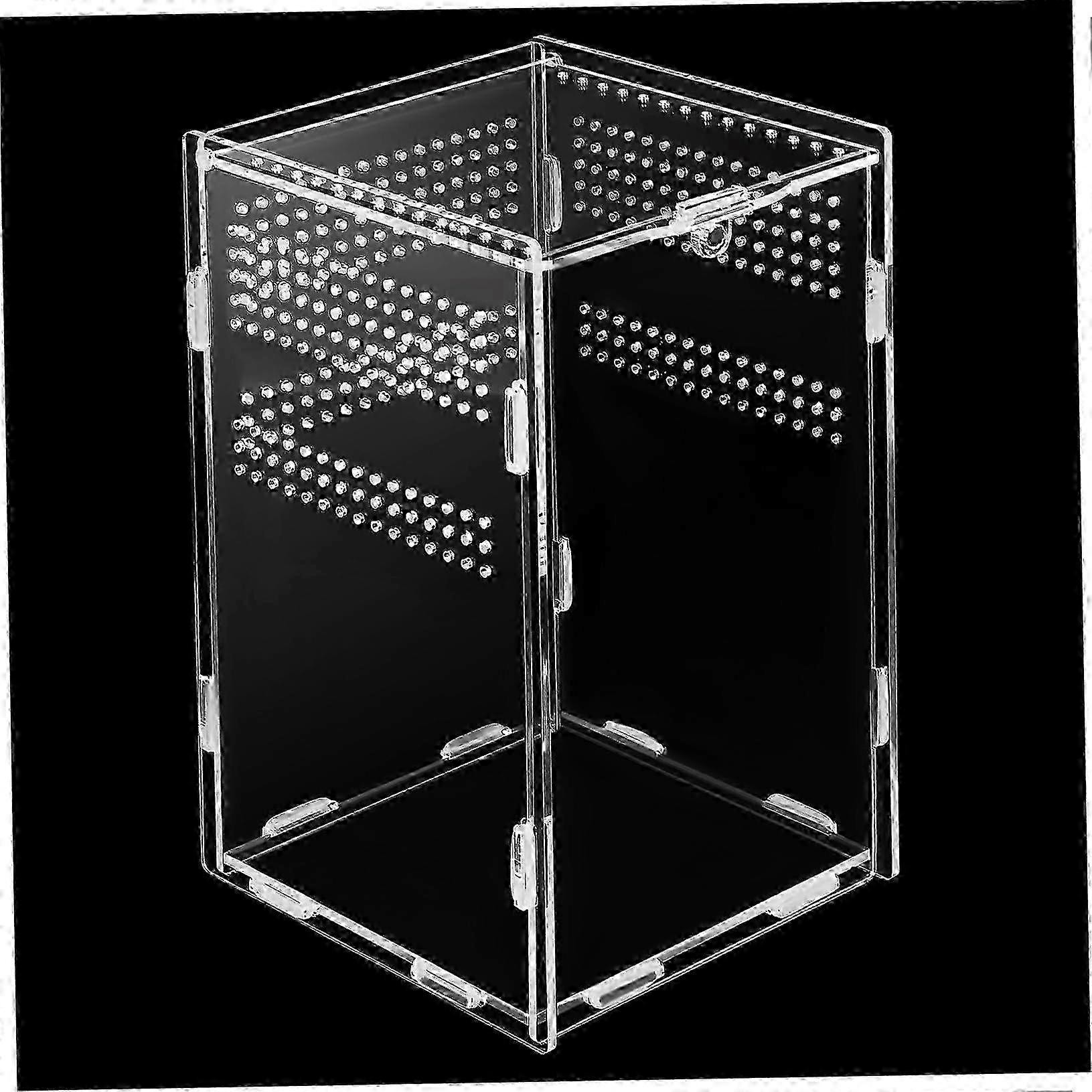 Reptile Terrarium Enclosure for Tarantulas and Lizards Transparent Design for Observation Sturdy and