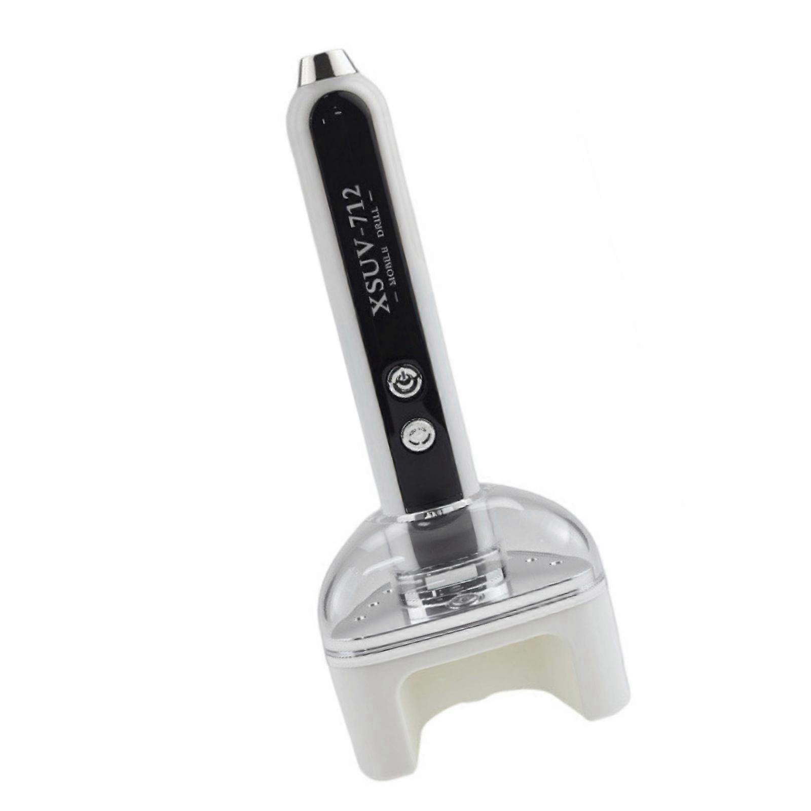 Multifunctional Unguis Art Machine 35000RPM Mobile Whirling Tool With USB Charging 8 Crushing Executives For Professional Home Use  White