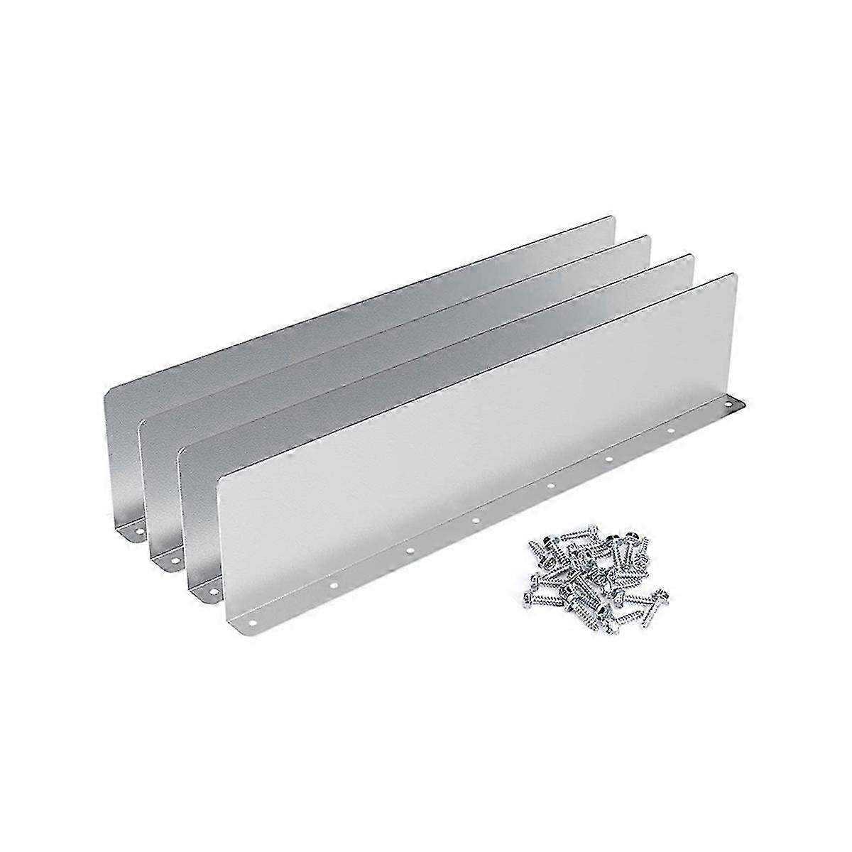 4Pcs Gutter Valley Splash Guard,Rainwater Valley Gutter Splash Guard, Rain Drip Gutter Guard for Sh