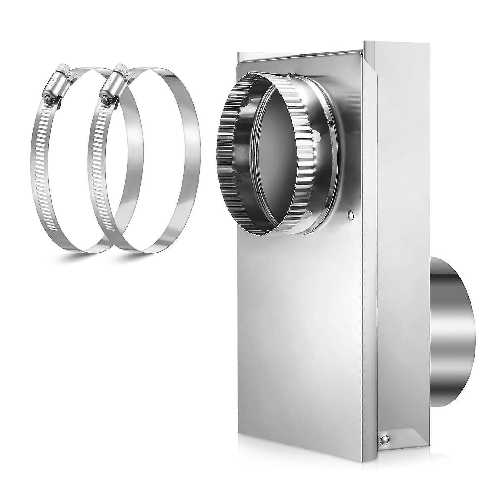 Flexible Adjustable Dryer Vent Periscope Vent Adapter Suitable for Tight Spaces Includes Secure Clamps Aluminum Tape Multicolor