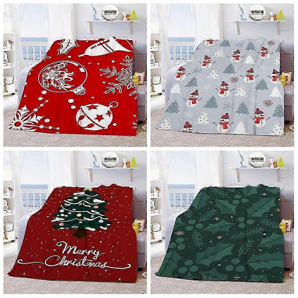 decorative Christmas throw blanket for holidays