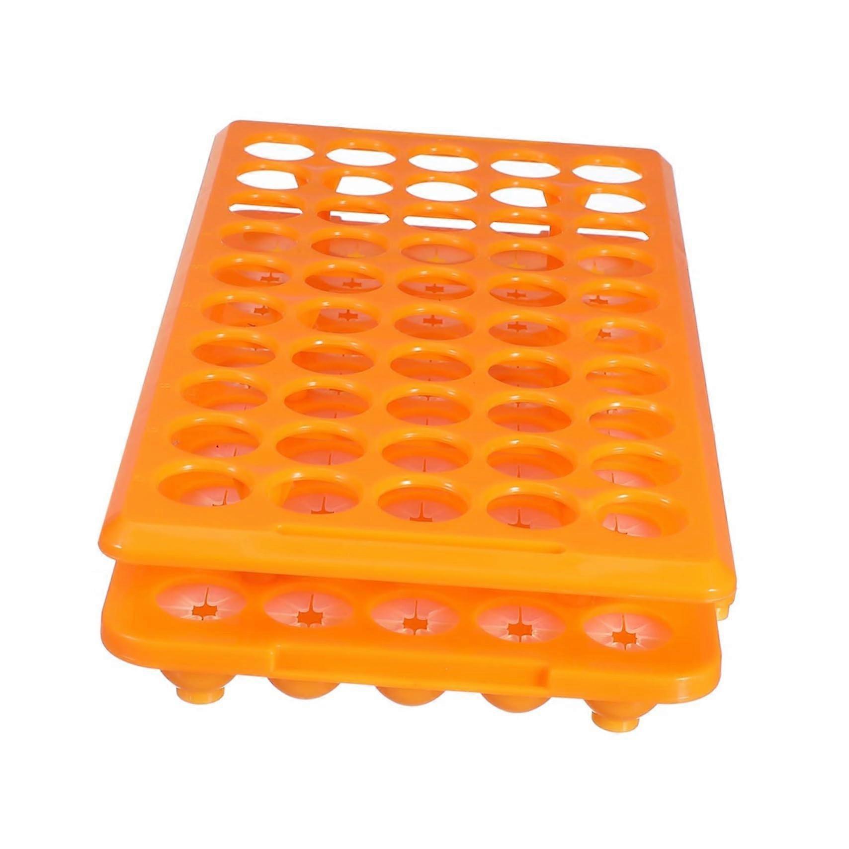 Test Tube Rack with Multiple Slots for Laboratory Vials and Specimen Storage Organizer for Research and Education