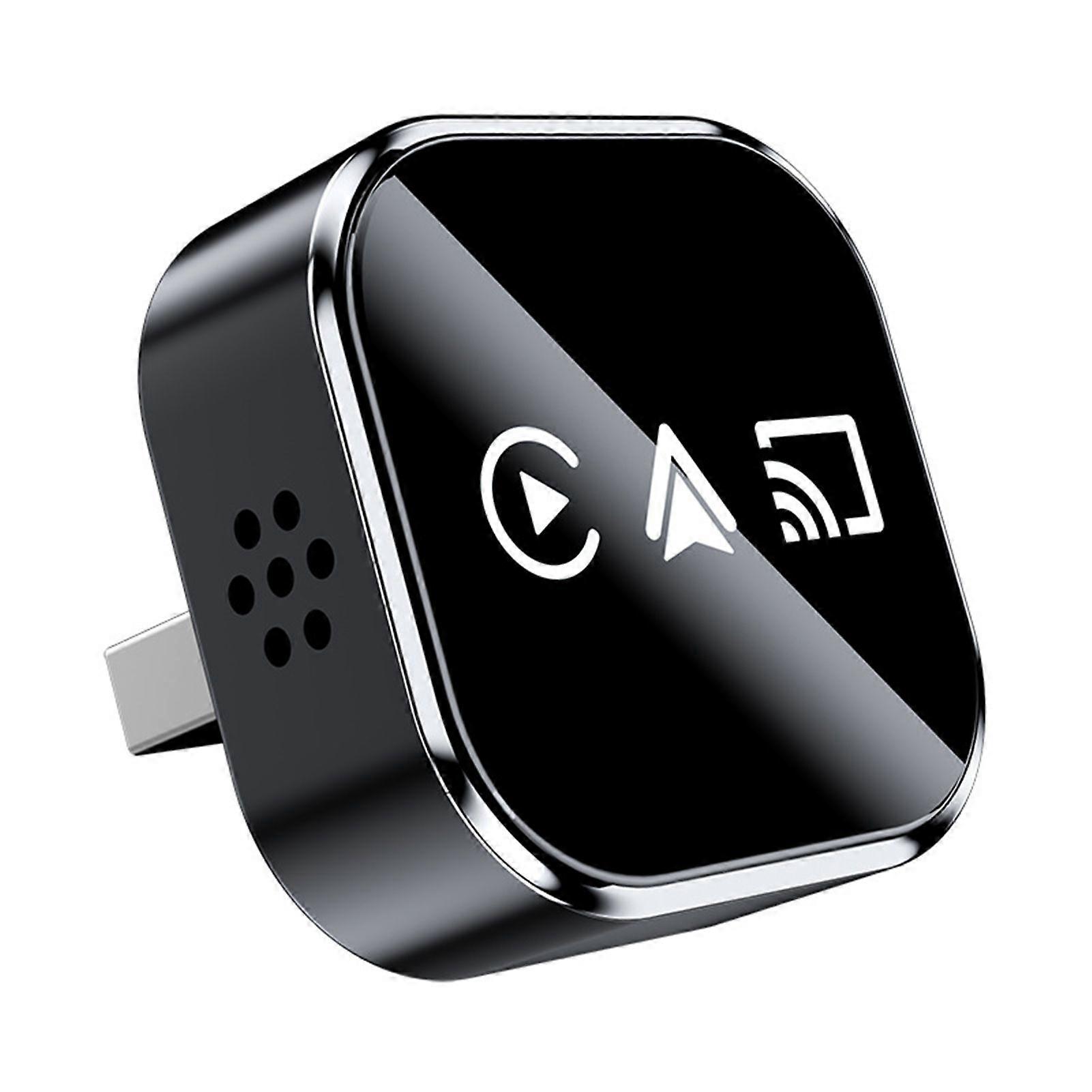 3-in-1 Wireless Carplay Adapter Smart Mirror Airplay Carplay Android Auto USB Dongle Adapter Wired Carplay to Wireless