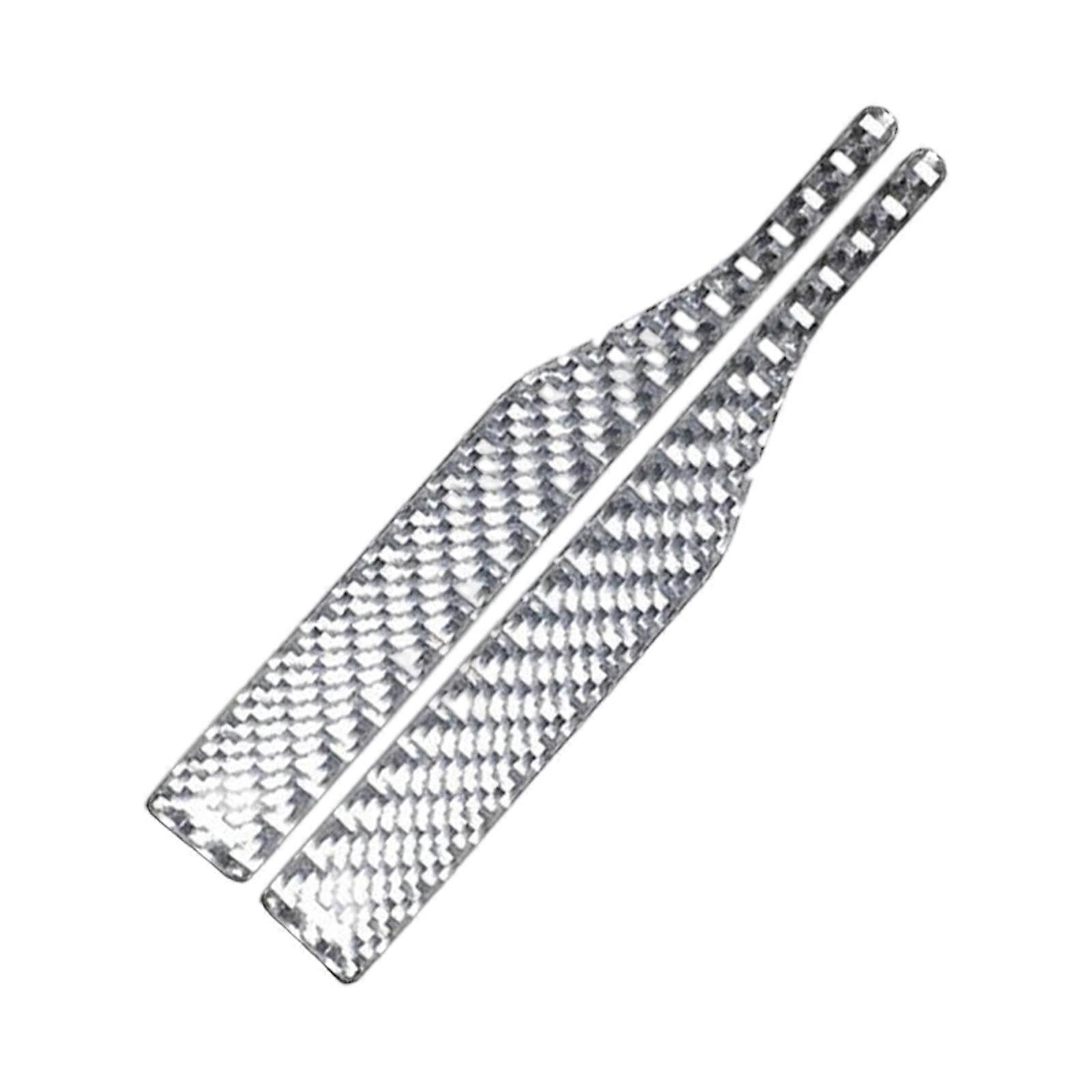 Adjustable Mirror Edge Protectors with Carbon Fiber Finish Scratchproof Waterproof Universal Vehicle Fit for Travel Multicolor