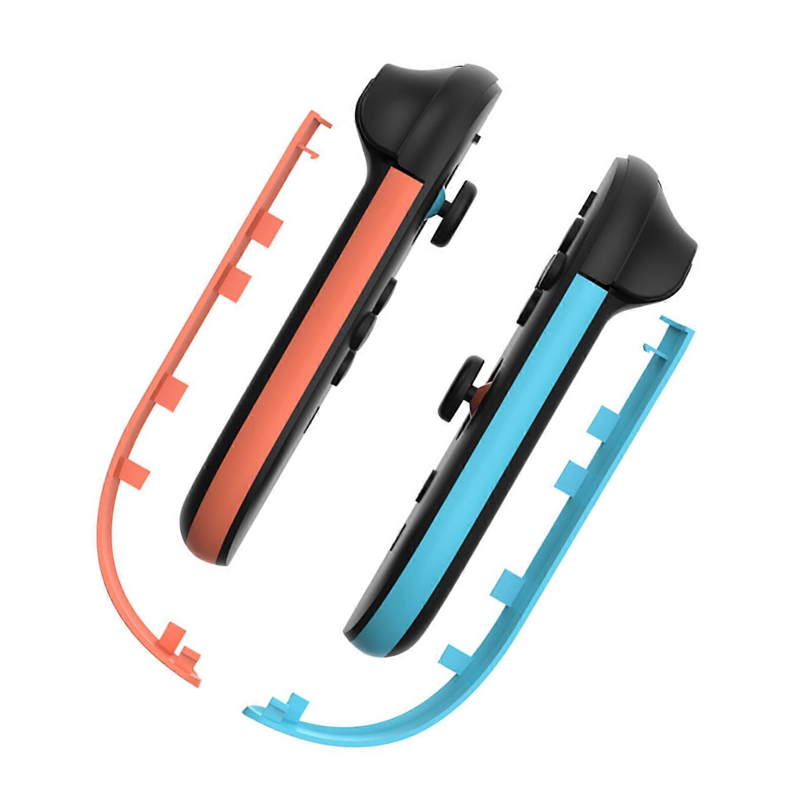 Gaming Accessories for NS2 Decorative Strips Replaceable Controller Side Decoration Strips Enhanced Grip  Red left blue right 