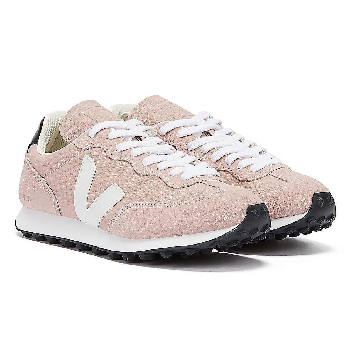 Veja Rio Branco Ripstop Womens Babe/White Trainers