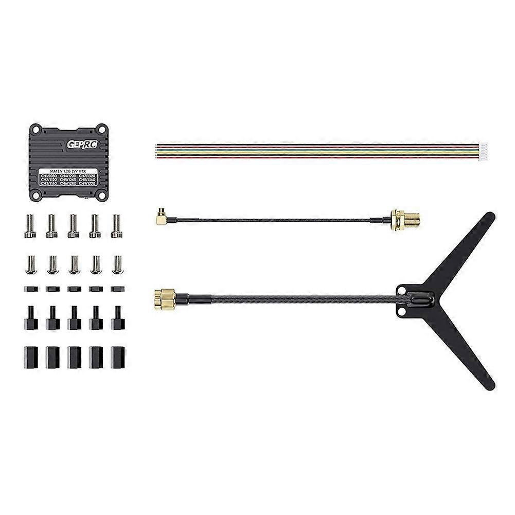 GEPRC MATEN 1.2G 2W VTX Long Range FPV Drone Transmitter Adjustable 25mW to 2000mW 1080-1360 MHz for Racing Drones