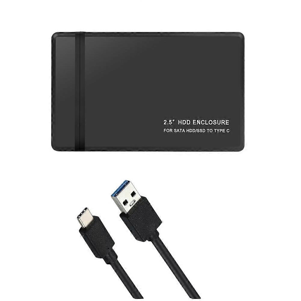 USB3.1 Type C HDD Enclosure 2.5 Inch External Hard Drive Case 2.5" HDD/SSD Enclosure with 6Gbps Tran