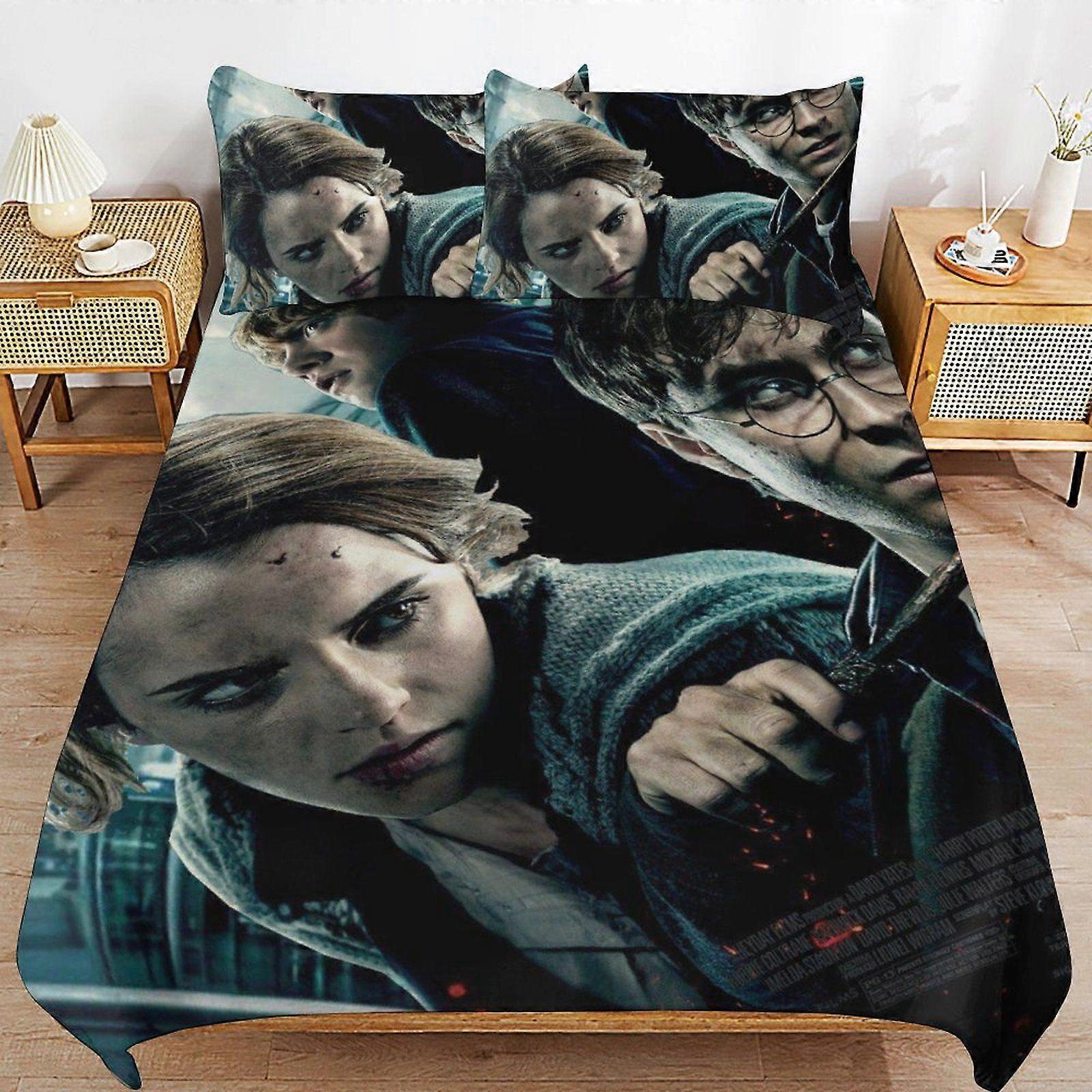 k277 Harry Potter Complete Bed Solution Long Thread Use Durable Zip Soft Touch Duvet Cover Sets Practicality p277