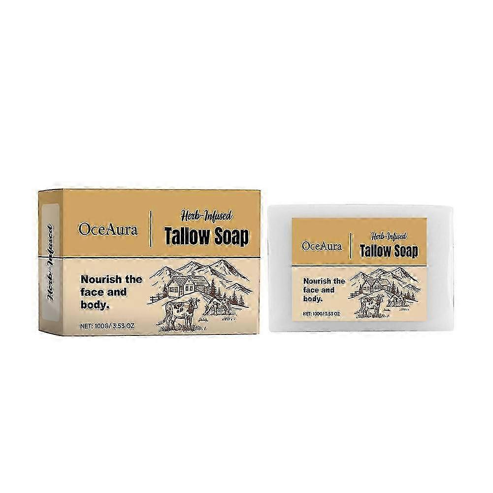 Natural Herb Infused Tallow Soap 100g