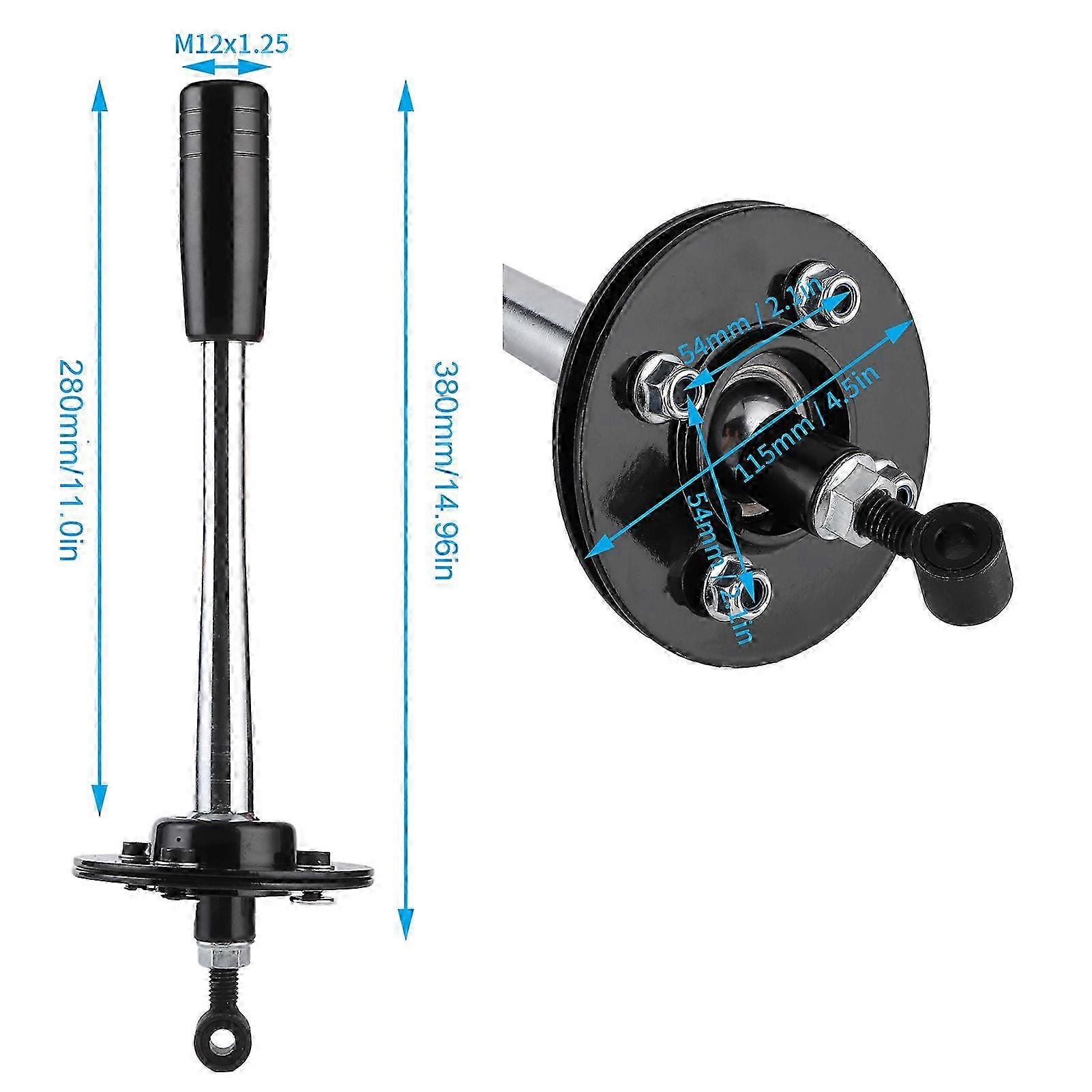 Adjustable Aluminum Shifter Lever with Knob for BMW 3/5 Series (E30, E36, E46, E34, E39, Z3)