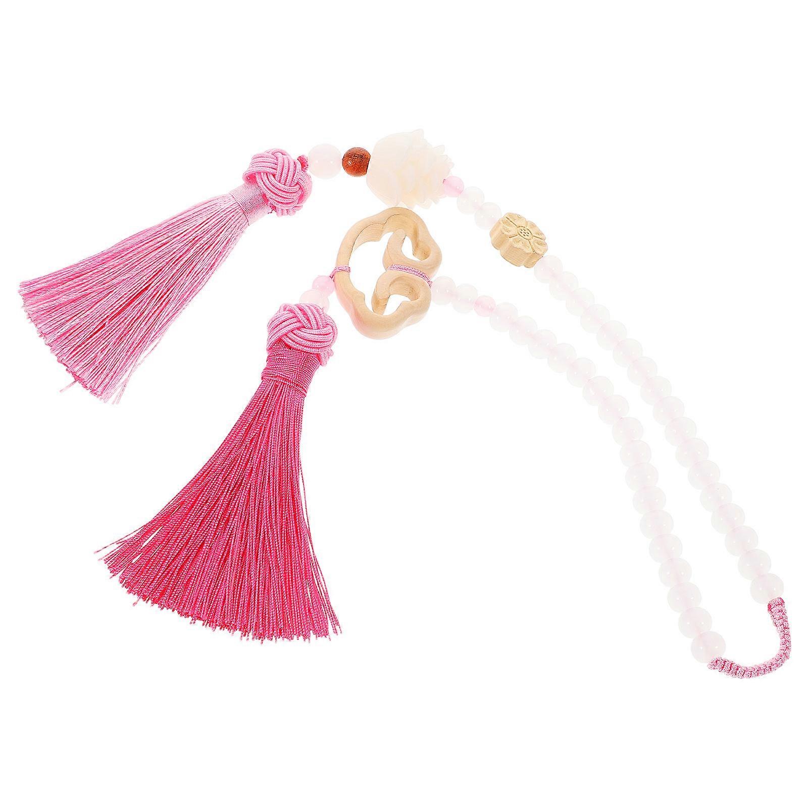 Car Rear View Mirror Ornament for Blessing with Easy Installation Feature