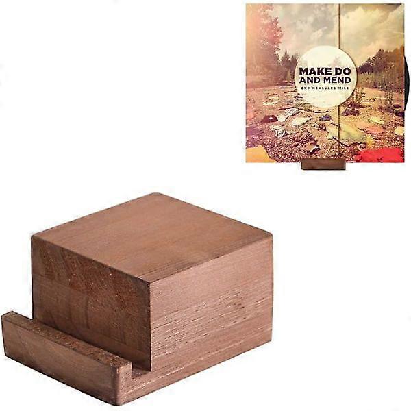 Vinyl Record Holder Display Stand - Tabletop Now Playing Album Cover Holder - Now Spinning Record Stand - Simple CD Stand LP Display Shelf