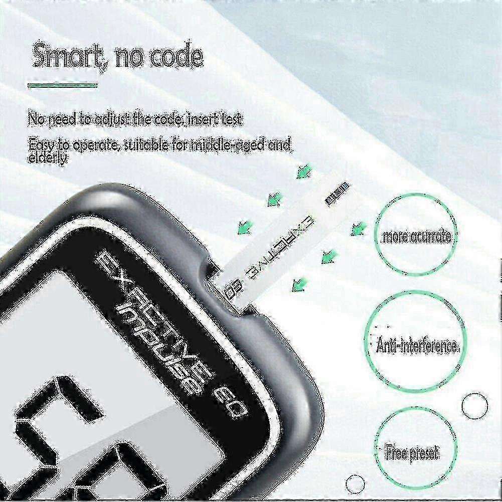 2025 2023 Blood Glucose Monitor Diabetes Testing Kit Blood Sugar Meter With Test Strips