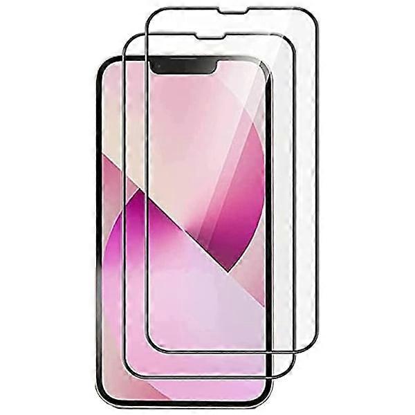 Compatible with iPhone 13 Mini - 2-Pack Full Coverage Tempered Glass Screen Protector