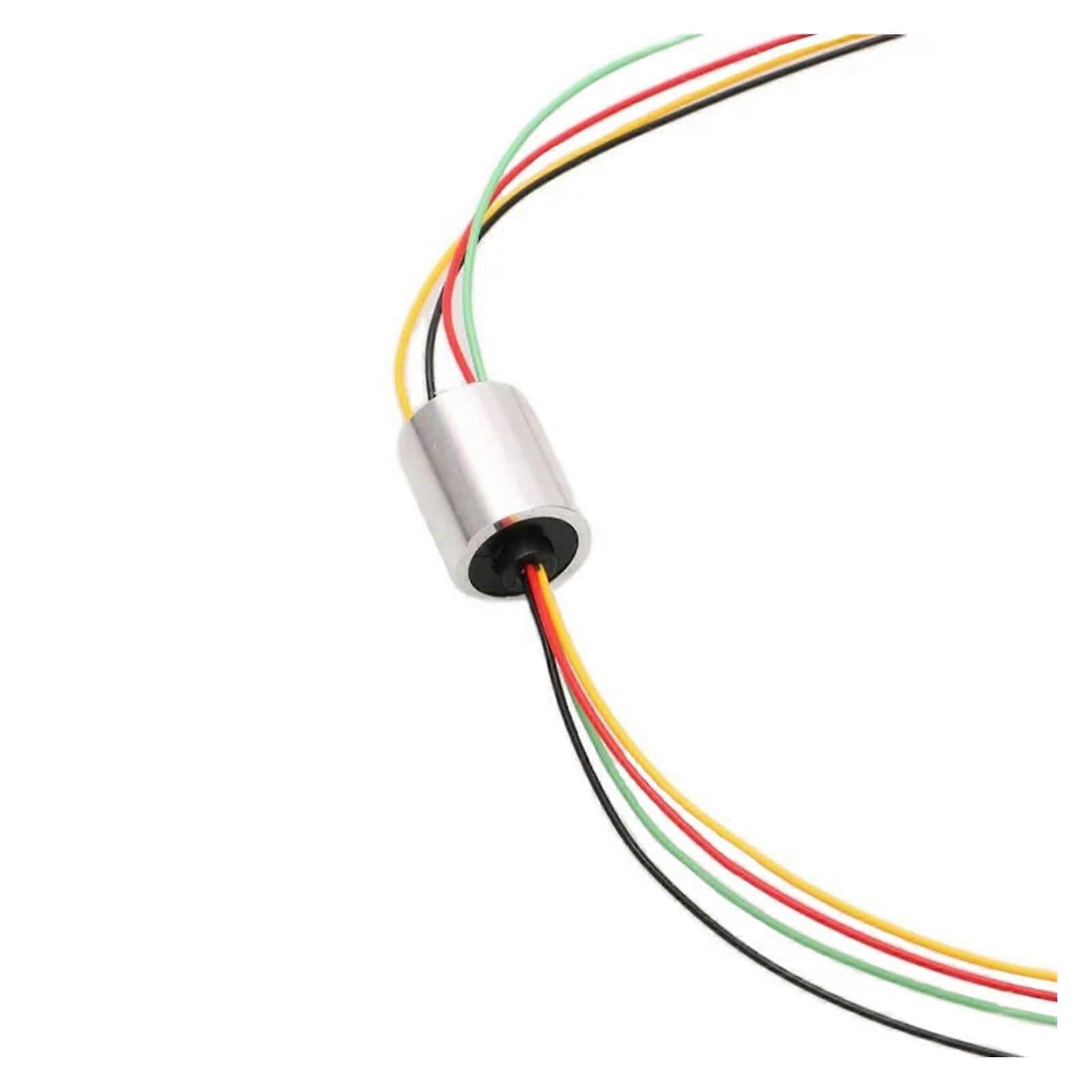 Slip Ring 360° Rotation 4 Wire 12.5mm  Speed Rotary Electrical Connector for Signal Transmission