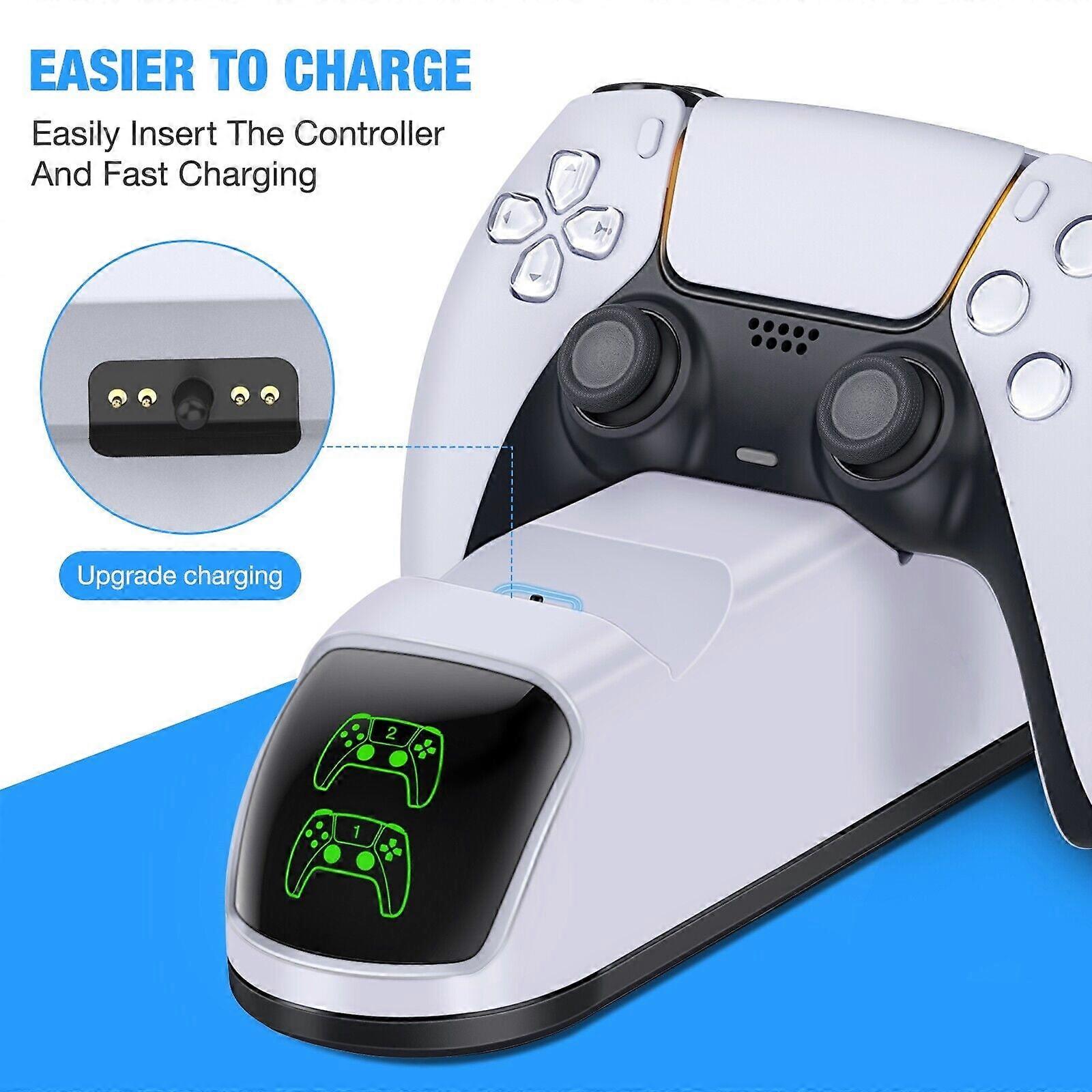 PS5 Controller Charger ,Dual Fast Charging Station for PlayStation5 DualSense US