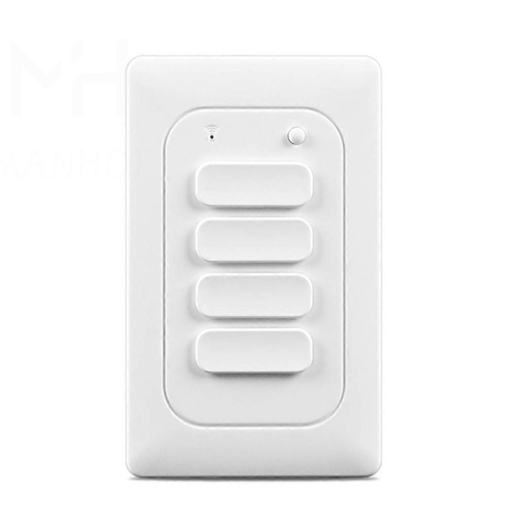 Zigbee Smart Light Wall Switch Push Button Interruptor Tuya No Neutral and with Neutral US Switch for Alexa Google(A)