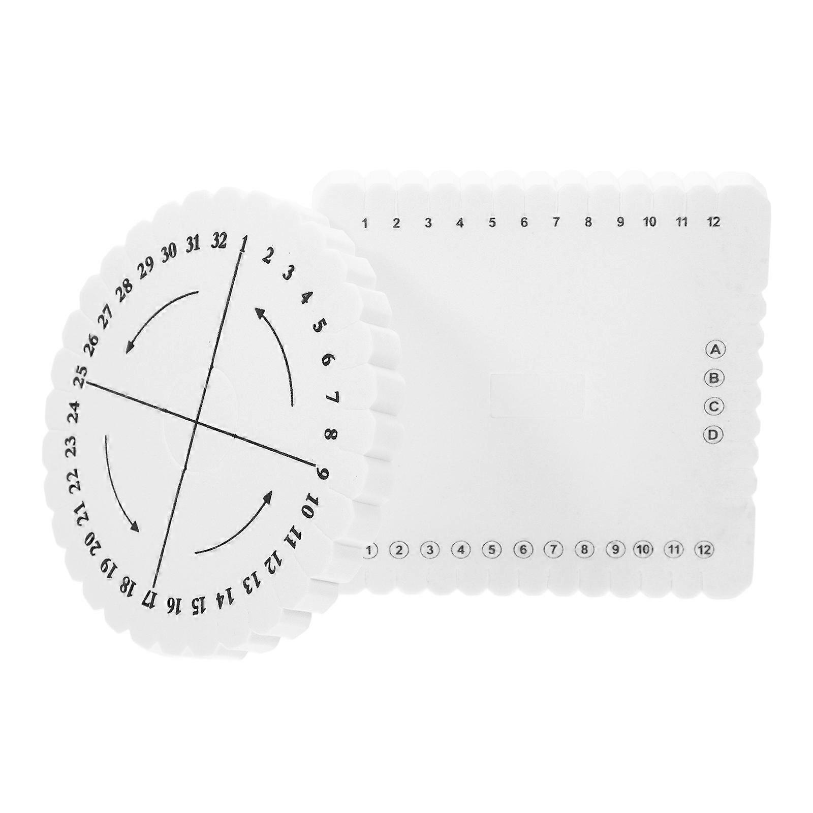 White EVA Foam Weaving Tray for DIY Use with Durable Set