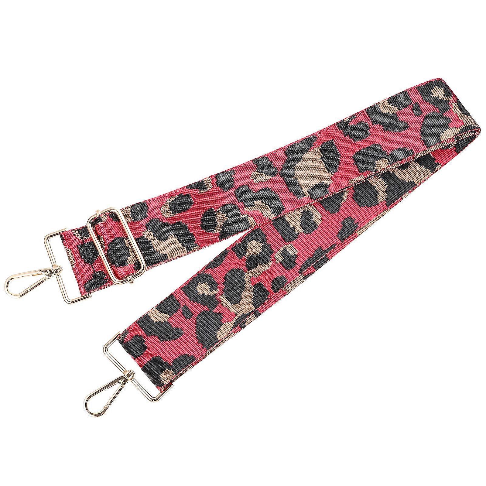 Bag Strap Replacement Adjustable Wide Purse Strap Leopard Prints 3Pcs