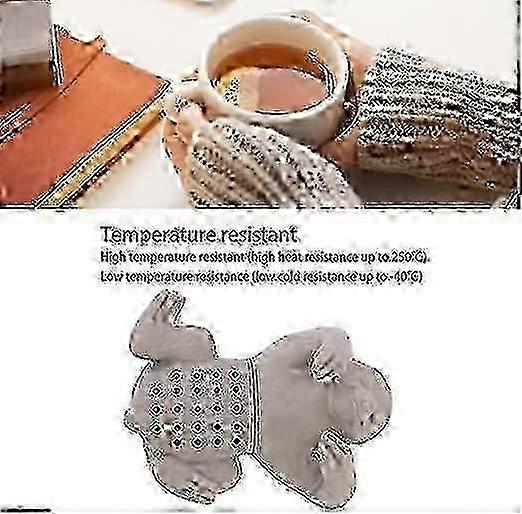 Cute Sloth Tea Strainers For Loose Tea, Silicone Tea Infuser, Flexible Reusable Tea Diffuser Filter Strainer