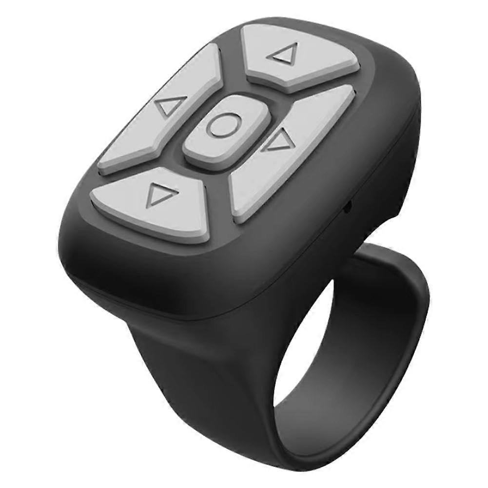 Bluetooth Page Turner with Wireless Finger Ring Remote for Tablet Phone PC Hands Scrolling