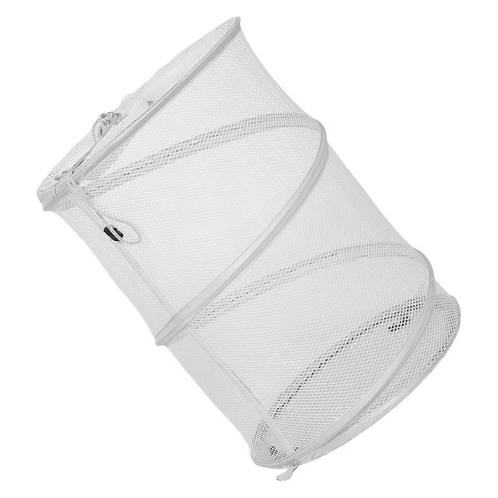 Lightweight Folding Laundry Organizer Mesh Material with Handles for Home Use 1Set