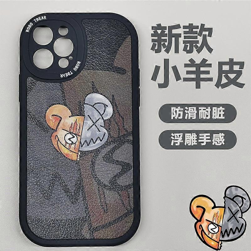 Case For Iphone 13 Black - Dislocation Violent Bear Cartoon Snoopy Full No1680