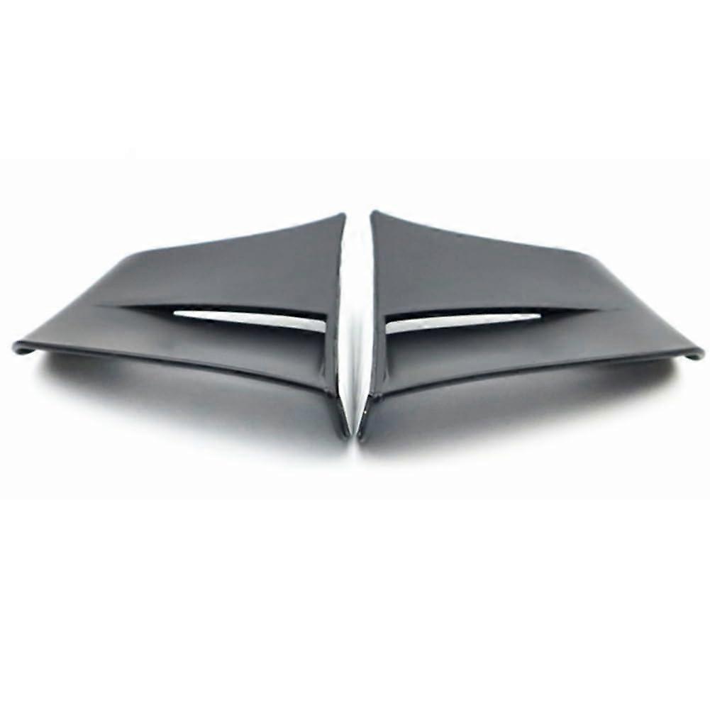 Universal Car Exterior Stickers with Wind Deflection Design, Durable Plastic Side Wind Knife 2PCS