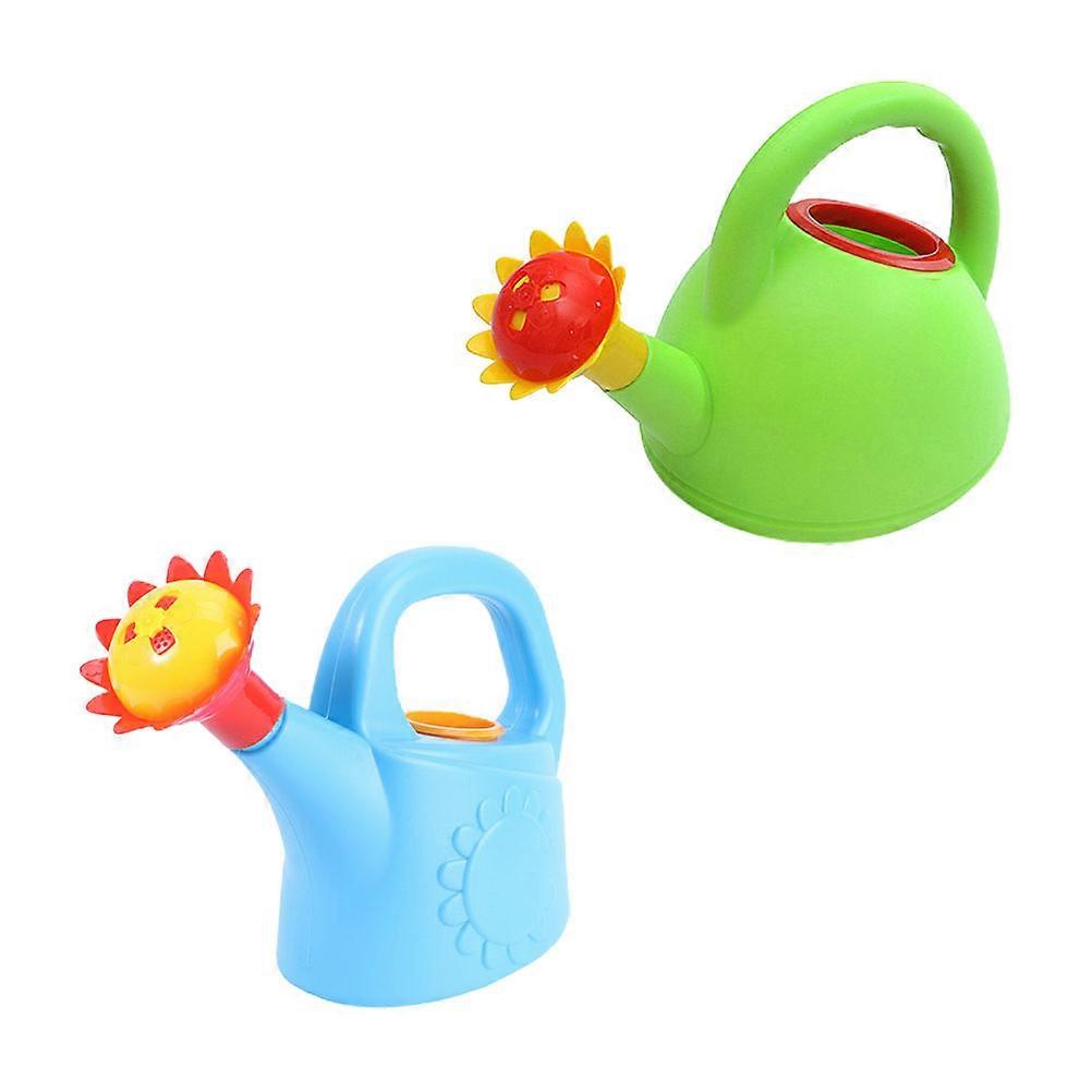 Plastic Sand Beach Toy Tools Watering Can Gardening Kettle Tool 2Pcs