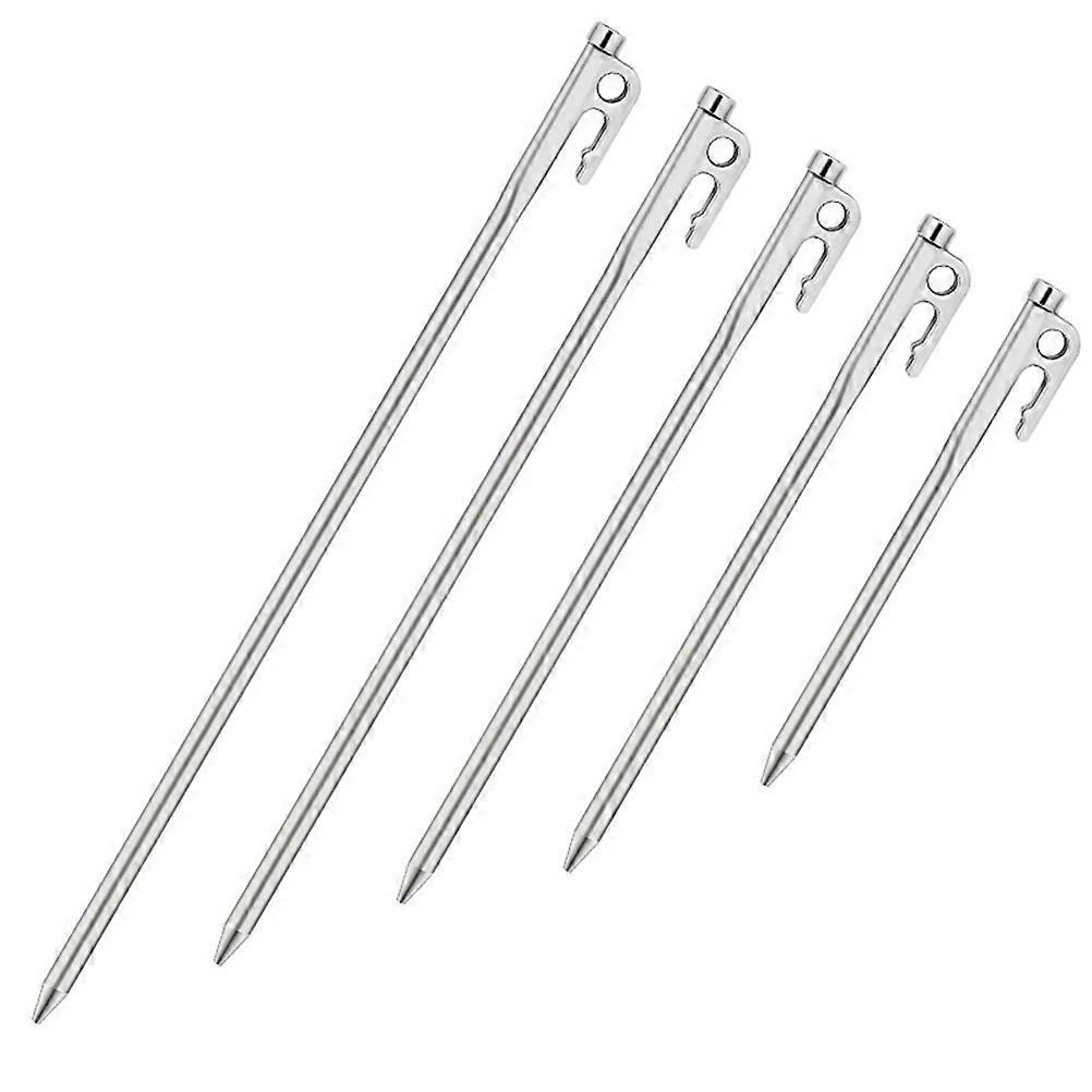 Tent Stake Steel Peg for Tent Use Heavy-Duty Solid Stake Peg for Outdoors Camping