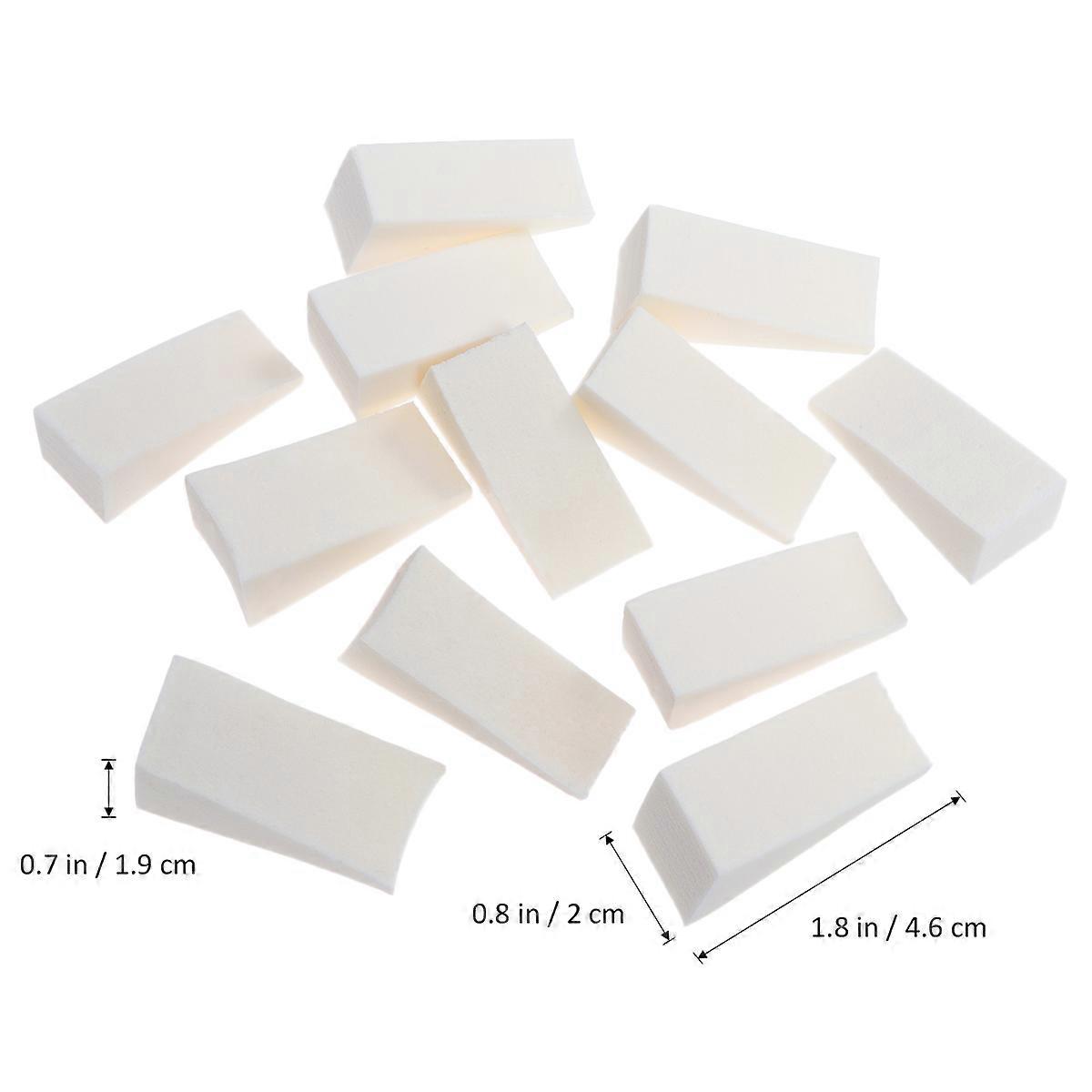 Gradient Nail Sponge Triangular Sponges for Manicure Color Fade 12Pcs