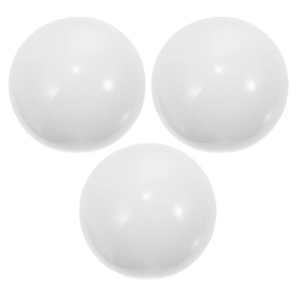 Replacement Roulette Wheel Beads Precision Resin for Game 3Pcs White Set