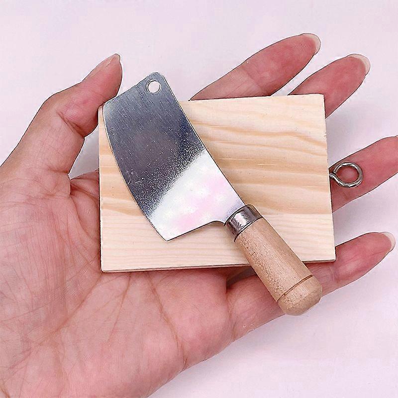 Mini Food Play Kitchenware Kitchenware Kitchen Knife Chopping Board
