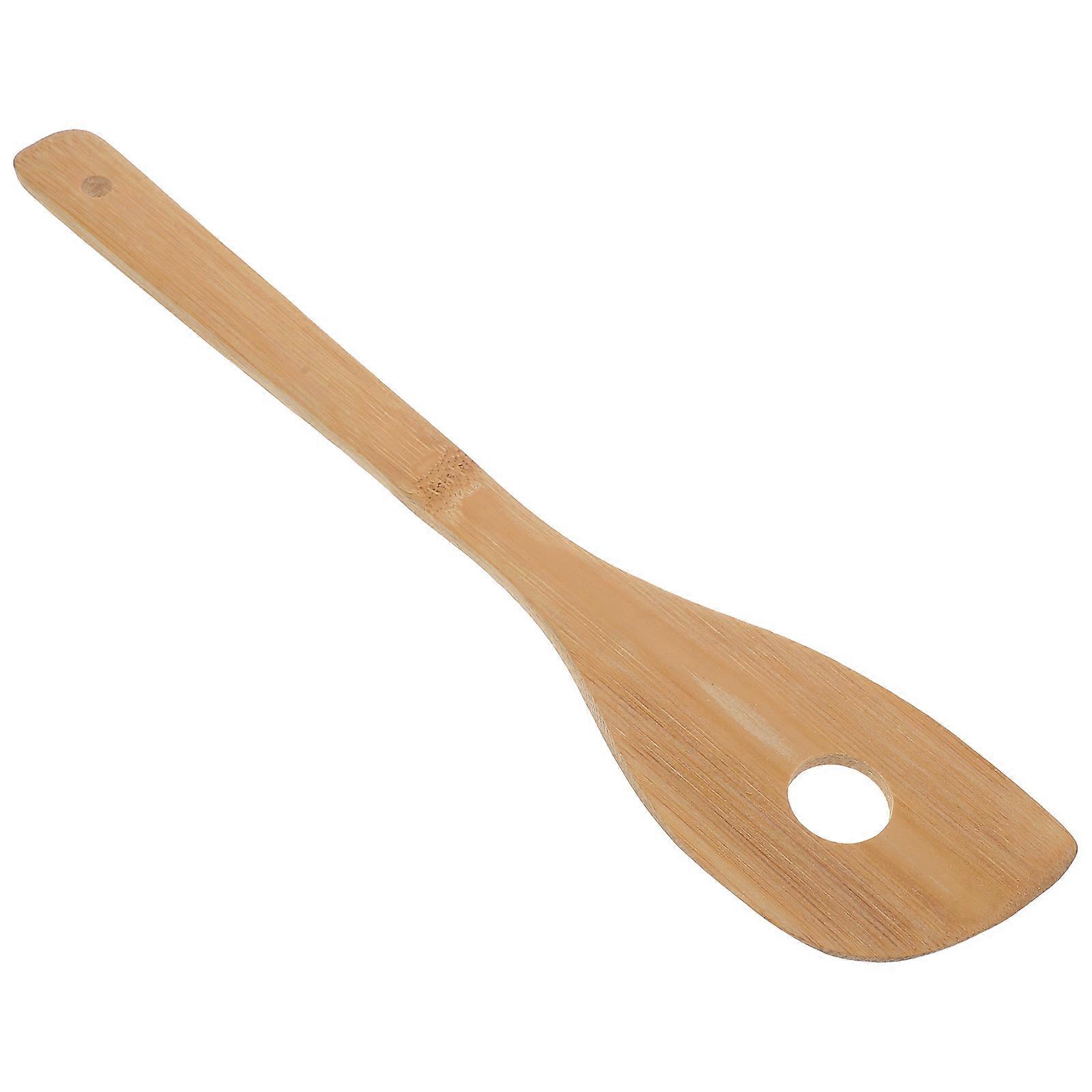 Mixing Hole Bamboo Wooden Stirring for Drinking 1Pcs