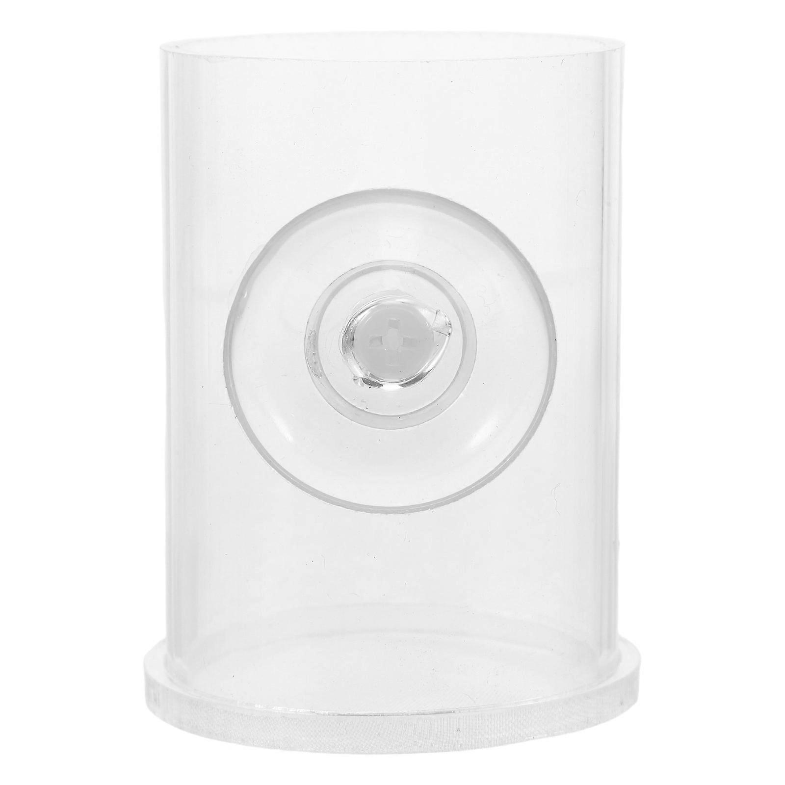 Transparent Fish Feeding Dish Aquarium Tool for Guppies 3Pcs Pack