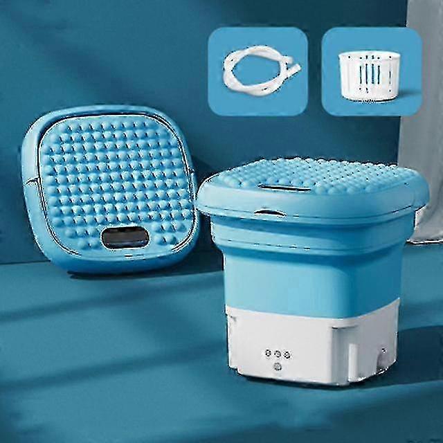 2026 Mini Folding With Dehydrated Washing Portable Automatic