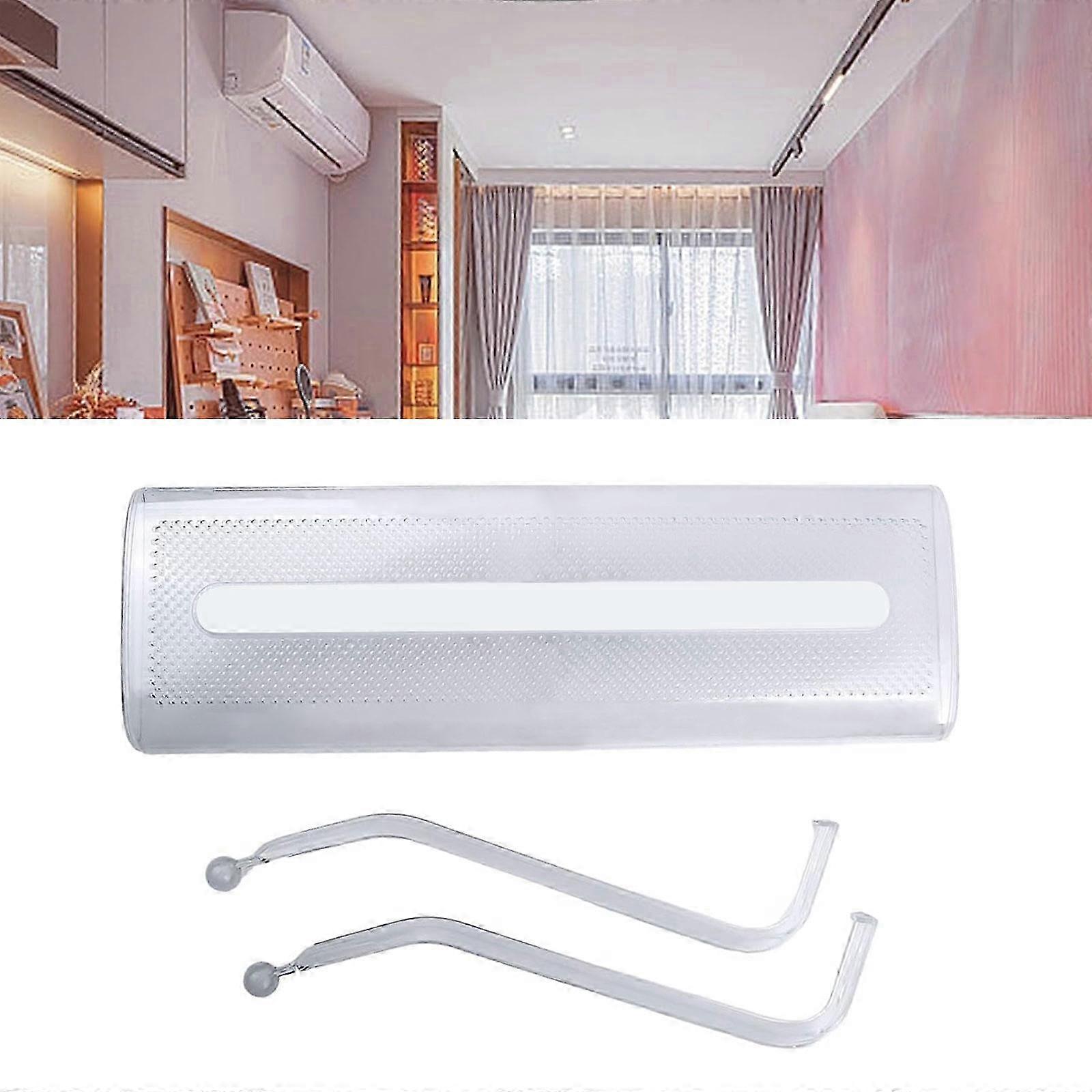 2026 Wall-Mounted Transparent AC Deflector with Adjustable Airflow