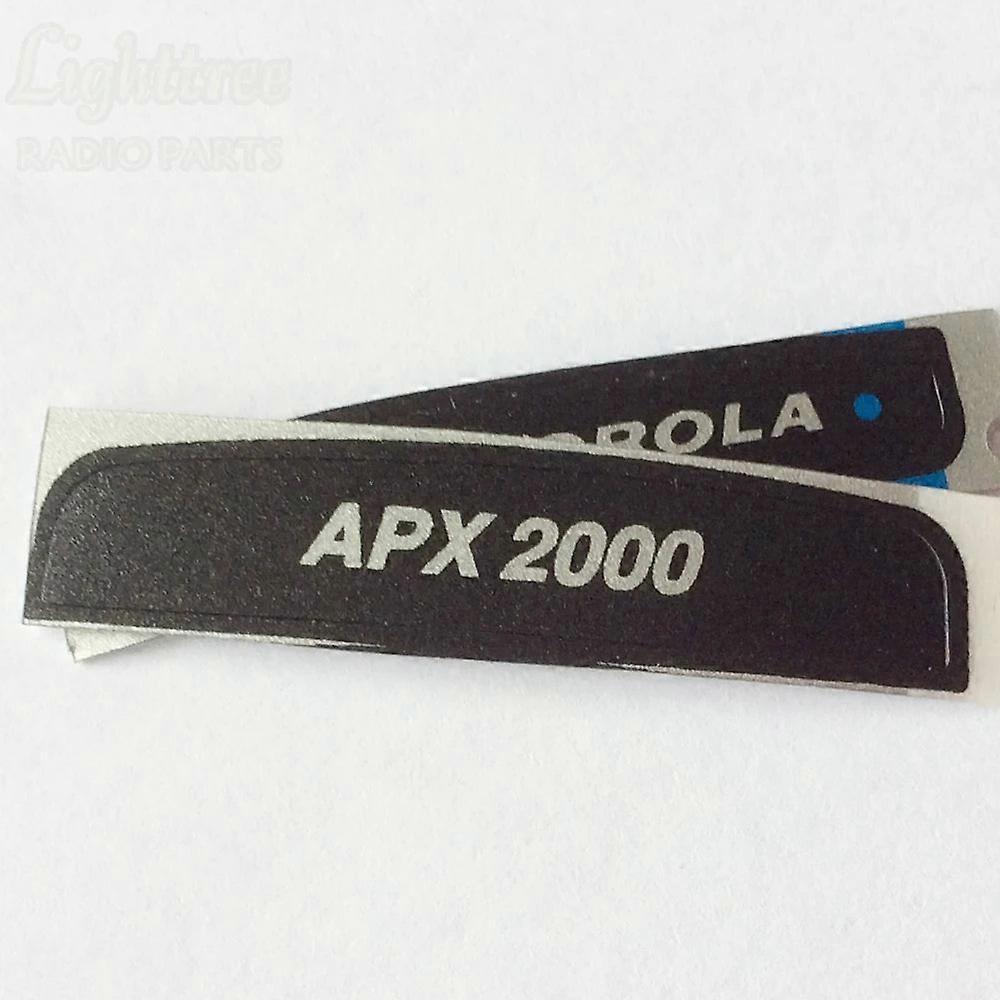 50x Black Model Labels For Apx2000 Two-way Radios