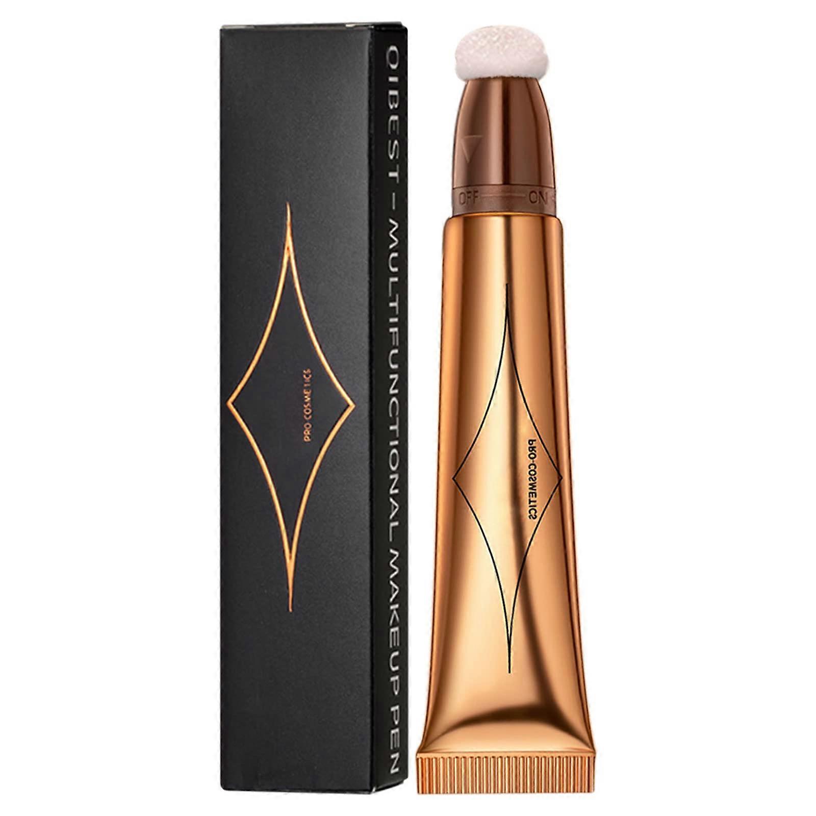 Makeup Stick Cream Highlighter MultiUse for Cheeks and Lips Buildable Natural Color Peach