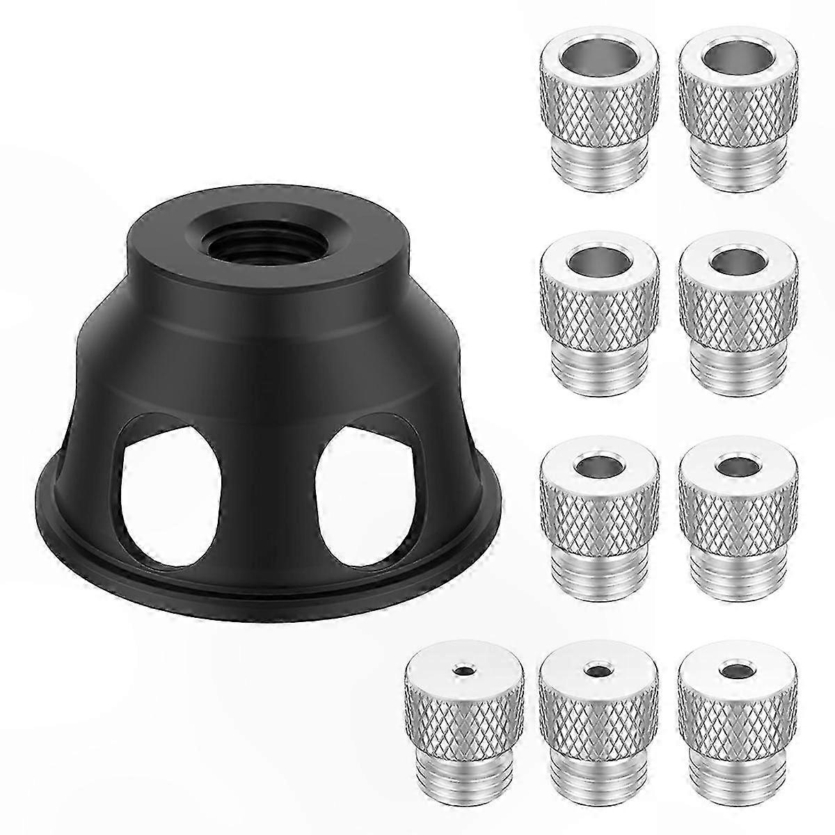 Precision 90 Degree Drill Guide for Straight Hole Positioning with Self-Centering Functionality